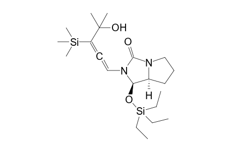 (1R,7aS)-2-(4-hydroxy-4-methyl-3-(trimethylsilyl)penta-1,2-dienyl)-1-(triethylsilyloxy)tetrahydro-1H-pyrrolo[1,2-c]imidazol-3(2H)-one