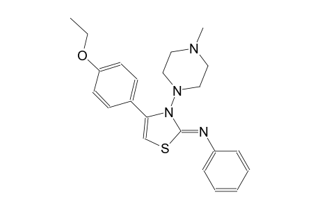 benzenamine, N-[(2Z)-4-(4-ethoxyphenyl)-3-(4-methyl-1-piperazinyl)thiazolylidene]-