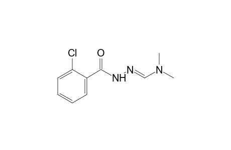 o-chlorobenzoic acid, [(dimethylamino)methylene]hydrazide