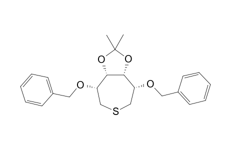 (-)-1,6-Dideoxy-2,5-di-O benzyl-3,4-O-isopropylidene-1,6-thio-L-iditol