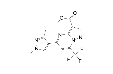 methyl 5-(1,3-dimethyl-1H-pyrazol-4-yl)-7-(trifluoromethyl)pyrazolo[1,5-a]pyrimidine-3-carboxylate