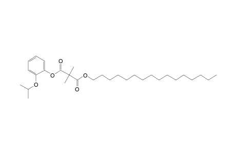 Dimethylmalonic acid, hexadecyl 2-isopropoxyphenyl ester