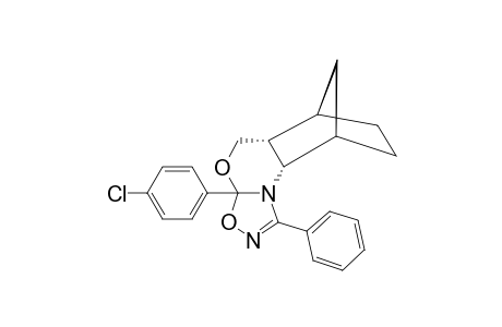 2-PARA-CHLOROPHENYL-5,8-METHANO-1,2R*,4AS*,5,6,7,8,8AR*-OCTAHYDRO-4H-3,1-BENZOXAZINO-[1.2-D]-3-PHENYL-1,2,4-OXADIAZOLINE