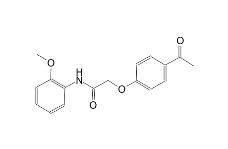 2-(4-acetylphenoxy)-N-(2-methoxyphenyl)acetamide