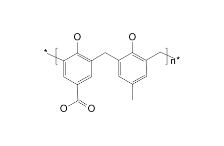 Poly[2,6-bis(hydroxymethyl)-4-methylphenol-co-4-hydroxybenzoic acid]