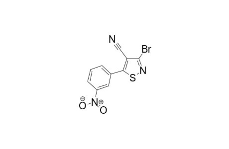 3-Bromo-5-(3-nitrophenyl)isothiazole-4-carbonitrile