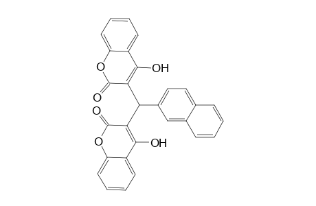 3,3'-(2-naphthylmethylene) bis-(4-hydroxy-2H-1-benzopyran-2-one)