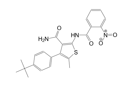 4-(4-tert-butylphenyl)-5-methyl-2-[(2-nitrobenzoyl)amino]-3-thiophenecarboxamide