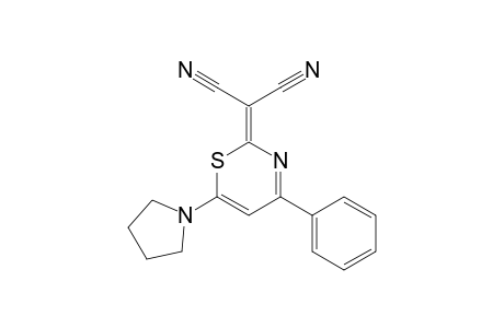 2H-1,3-Thiazine, propanedinitrile deriv.