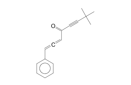 7,7-Dimethyl-1-phenyl-1,2-octadien-5-yn-4-one