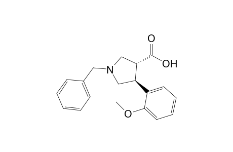 (3R,4S)-1-benzyl-4-(2-methoxyphenyl)pyrrolidine-3-carboxylic acid