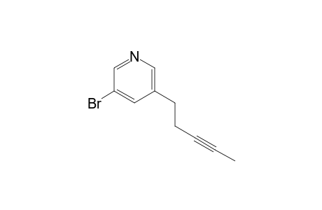 3-Bromo-5-(pent-3-yn-1-yl)pyridine