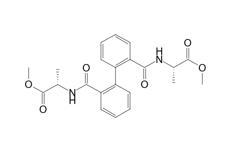 (2S)-2-[[2-[2-[[(1S)-2-keto-2-methoxy-1-methyl-ethyl]carbamoyl]phenyl]benzoyl]amino]propionic acid methyl ester
