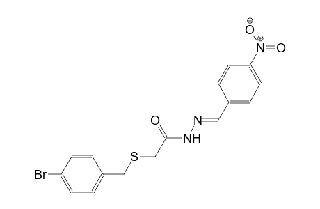 acetic acid, [[(4-bromophenyl)methyl]thio]-, 2-[(E)-(4-nitrophenyl)methylidene]hydrazide