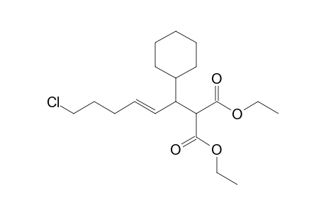 (E)-Diethyl 2-(6-chloro-1-cyclohexyl-2-hexenyl)malonate