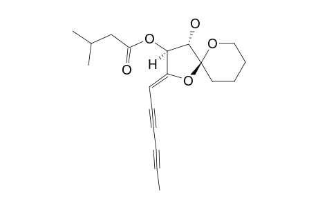 (1R,9S,10S)-10-HYDROXYL-8-(2',4'-DIYNEHEXYLIDENE)-9-ISOVALERYLOXY-2,7-DIOXASPIRO-[5,4]-DECANE