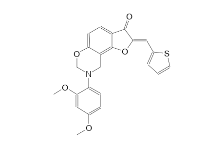 7H-furo[2,3-f][1,3]benzoxazin-3(2H)-one, 8-(2,4-dimethoxyphenyl)-8,9-dihydro-2-(2-thienylmethylene)-, (2Z)-