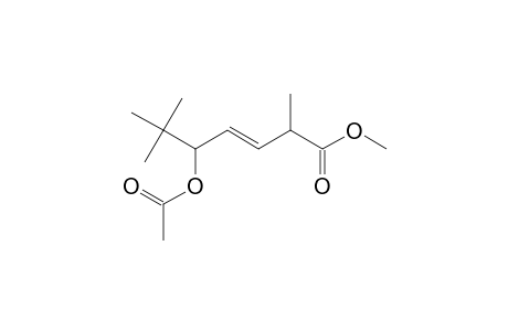 5-Acetoxy-2,6,6-trimethyl-hept-3-enoic acid, methyl ester