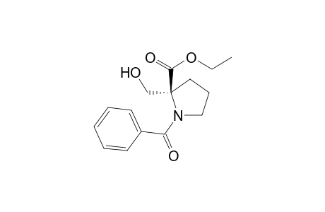 (S)-N-(Benzoyl)-..-(hydroxymethyl)proline ethyl ester