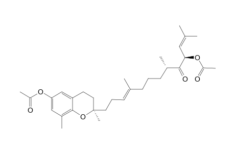 acetic acid [(E,1R,3S)-10-[(2R)-6-acetoxy-2,8-dimethyl-chroman-2-yl]-2-keto-3,7-dimethyl-1-(2-methylprop-1-enyl)dec-7-enyl] ester