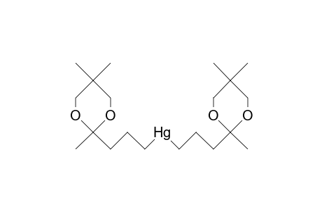 Bis(4-oxo-pentyl-(2',2'-dimethyl-propylene ketal)) mercury