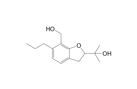 2-(7-Methylol-6-propyl-coumaran-2-yl)propan-2-ol