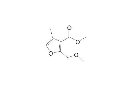 2-(methoxymethyl)-4-methyl-3-furancarboxylic acid methyl ester