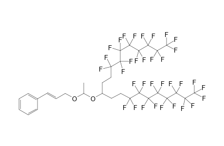 1-{[1,5-(Perfluorooctyl)pentan-3-yloxy]ethoxy}-3-phenylprop-2-ene