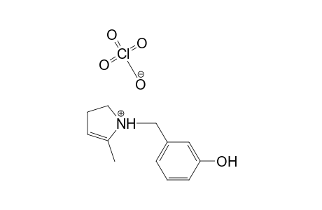 2-Methyl-1-(m-hydroxybenzyl)-1-pyrrolinium perchlorate