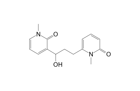 1-Methyl-6-[3-(1-methyl-2-oxidanylidene-pyridin-3-yl)-3-oxidanyl-propyl]pyridin-2-one