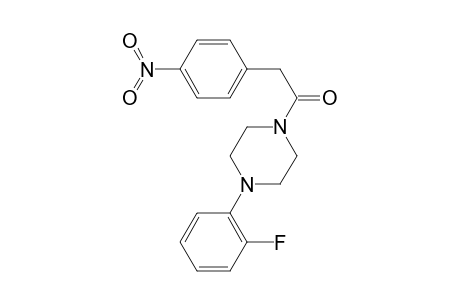 1-[4-(2-fluorophenyl)-1-piperazinyl]-2-(4-nitrophenyl)ethanone