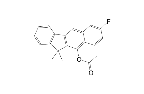 7-fluoro-11,11-dimethyl-11H-benzo[b]fluoren-10-yl acetate