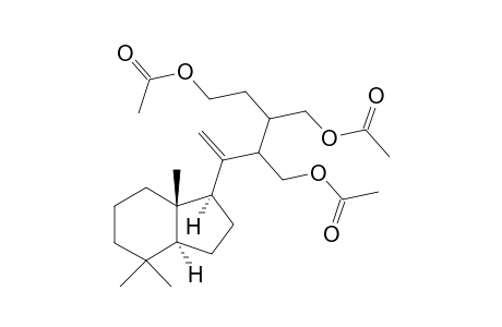 1-[2,3-bis(Acetoxymethyl)-5-acetoxy-1-methylenepentyl]-4,4,8-trimethyl-(perhydro)-indan