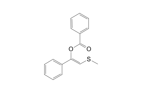 (Z)-2-(Methylthio)-1-phenylvinyl benzoate