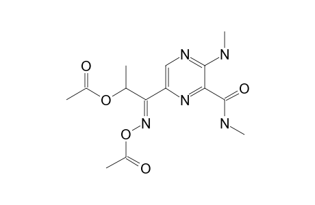 acetic acid [(2Z)-2-acetoxyimino-1-methyl-2-[5-methylamino-6-(methylcarbamoyl)pyrazin-2-yl]ethyl] ester