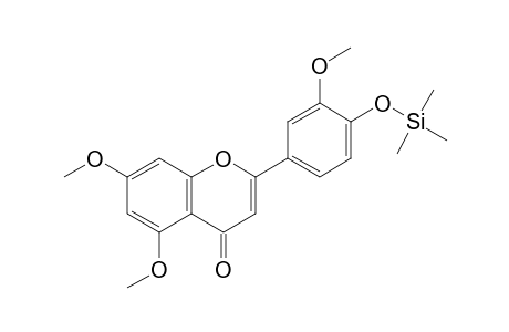 5,7,3'-tri-O-methyl-4'-O-(trimethylsilyl)luteolin