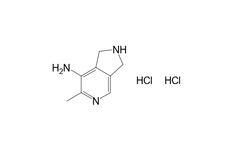 7-amino-2,3-dihydro-6-methyl-1H-pyrrolo[3,4-c]pyridine, dihydrochloride