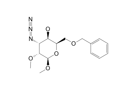 METHYL-3-AZIDO-3-DEOXY-2-O-METHYL-6-O-(PHENYLMETHYL)-BETA-D-GULOPYRANOSIDE