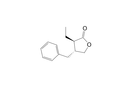 trans-3-Benzyl-2-ethyl-.gamma.-butyrolactone