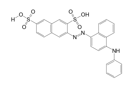 3-[(4-ANILINO-1-NAPHTHYL)AZO]-2,7-NAPHTHALENEDISULFONIC ACID