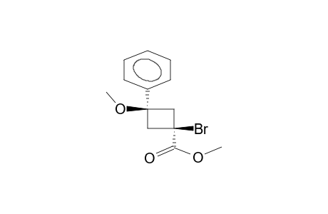 CIS-1-BROMO-3-METHOXY-3-PHENYLCYCLOBUTAN-1-CARBOXYLIC ACID, METHYLESTER