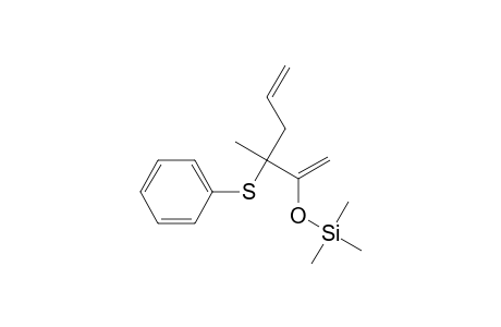 Silane, trimethyl[[2-methyl-1-methylene-2-(phenylthio)-4-pentenyl]oxy]-