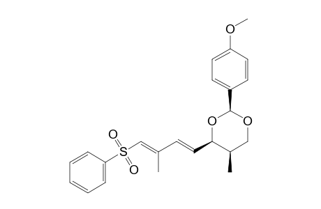 (2S,4R,5R)-2-(4-methoxyphenyl)-5-methyl-4-[(1E,3E)-3-methyl-4-phenylsulfonylbuta-1,3-dienyl]-1,3-dioxane