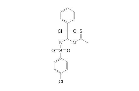N-[1-(4-CHLOROBENZENE)-SULFONAMIDO-2-PHENYL-2,2-DICHLOROETHYL]-THIOACETAMIDE