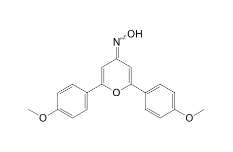 2,6-bis(p-methoxyphenyl)-4H-pyran-4-one, oxime