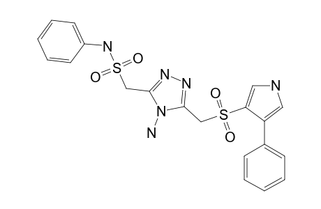 4-AMINO-3-(PHENYLAMINOSULFONYLMETHYL)-5-(4'-PHENYL-1'H-PYRROL-3'-YL-SULFONYL-METHYL)-1,2,4-TRIAZOLE