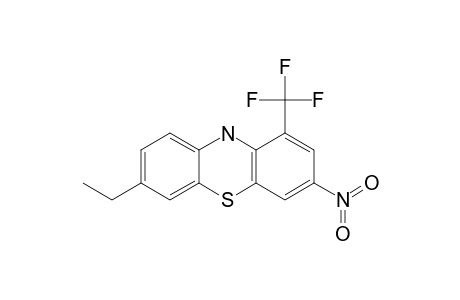 7-ETHYL-1-TRIFLUOROMETHYL-3-NITRO-10H-PHENOTHIAZINE