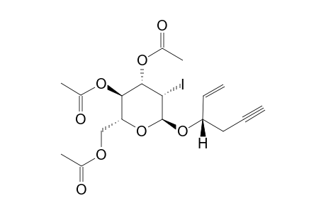 .alpha.-[4'(S)-Hex-5'-en-1'-yn-4'-yl]-3,4,6-tri-O-acetyl-2-deoxy-2-iodo-D-mannopyranoside
