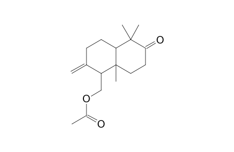2-Acetoxymethyl-3-methylene-1,7,7-trimethylbicyclo[4.4.0]decan-8-one