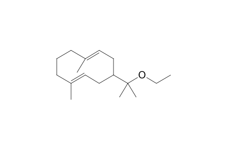 trans,trans-.alpha.,.alpha.,1,4a-Tetramethyl-3,8-cyclodecadiene-1-methanol Ethyl Ether